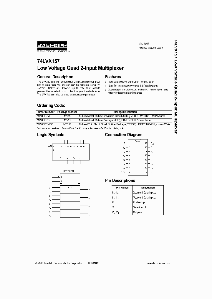 74LVX157M_1080831.PDF Datasheet