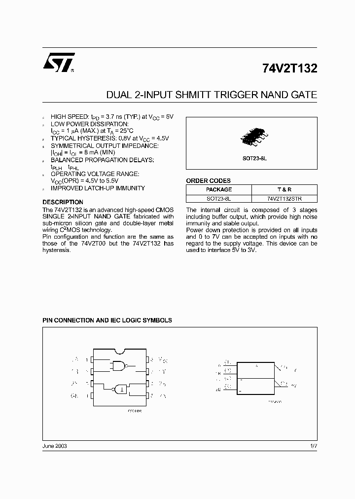 74V2T132STR_1203015.PDF Datasheet