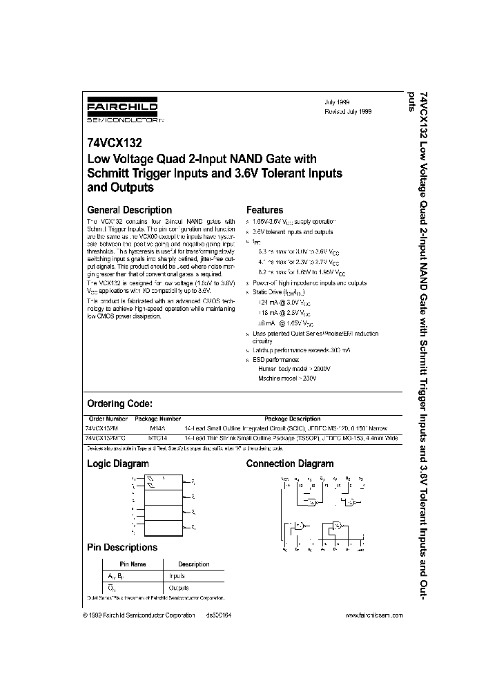 74VCX132_1118037.PDF Datasheet