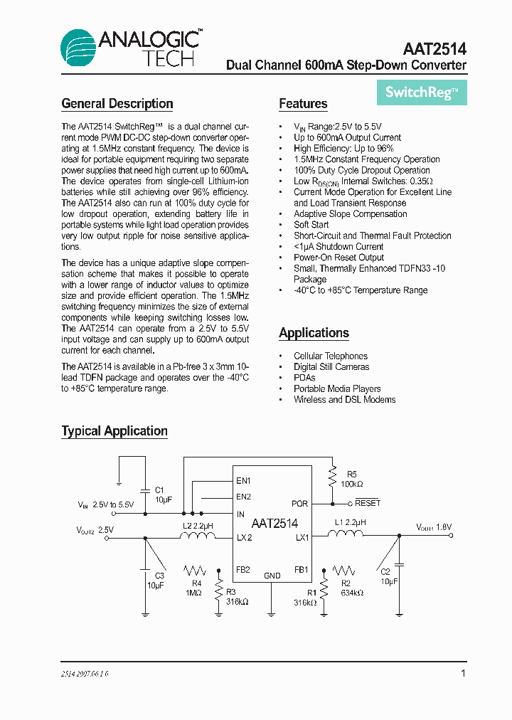 AAT2514_1119693.PDF Datasheet