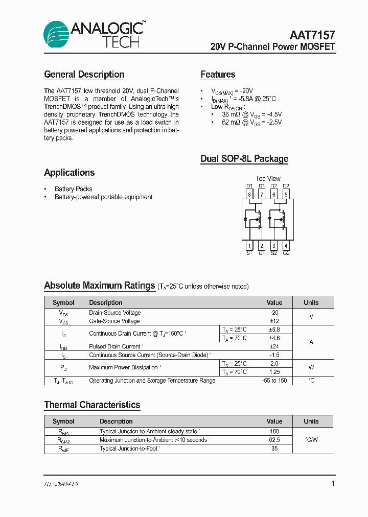 AAT7157IAS-T1_1205202.PDF Datasheet