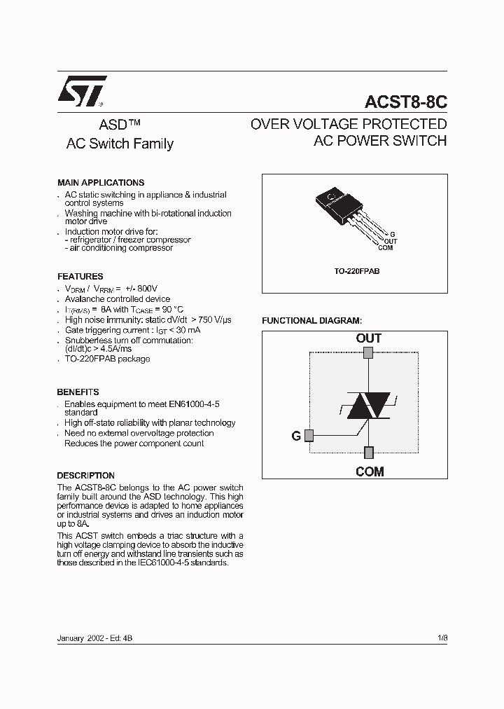 ACST88C_1183723.PDF Datasheet