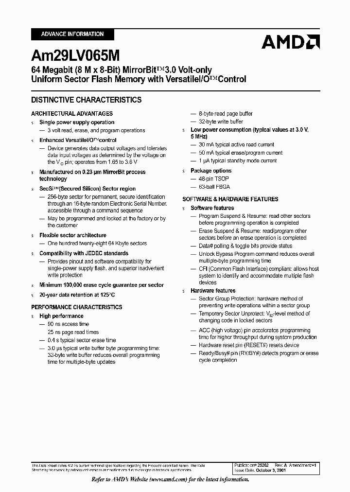 AM29LV065MU90RWHI_1209179.PDF Datasheet