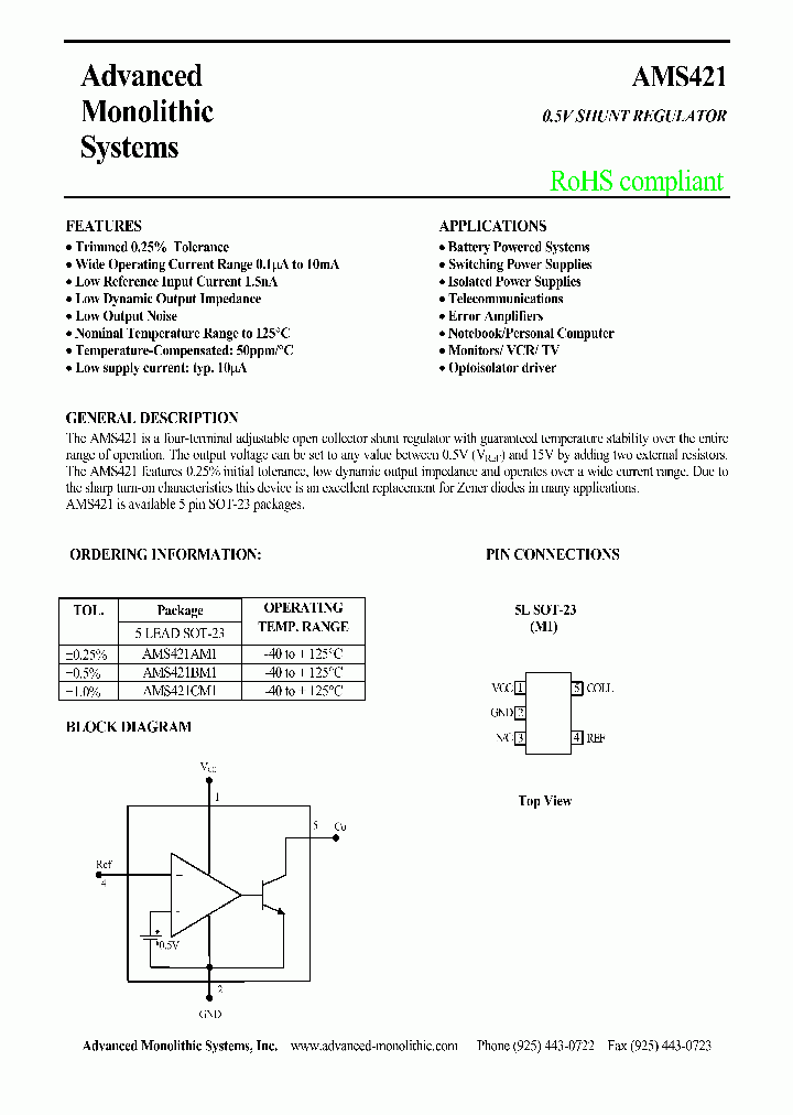 AMS421CM1_1209690.PDF Datasheet