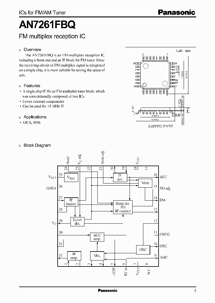 AN7261FBQ_1062601.PDF Datasheet