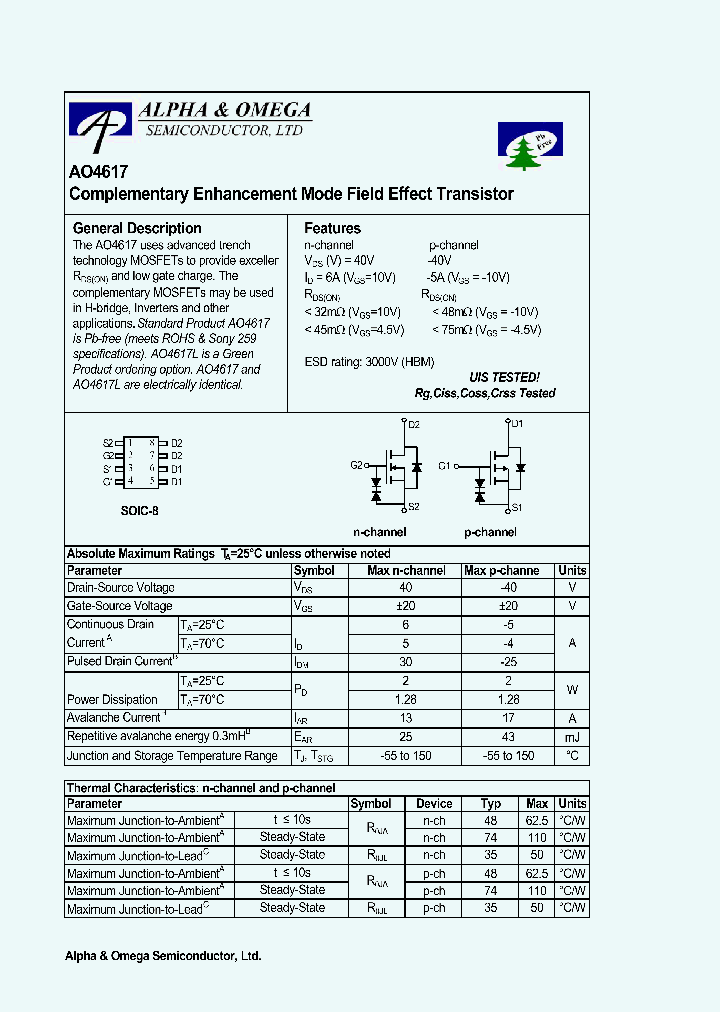 AO4617_1210181.PDF Datasheet