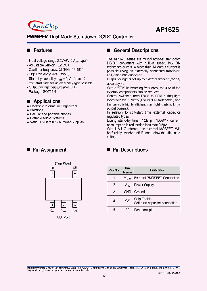 AP1625WLA_1210429.PDF Datasheet