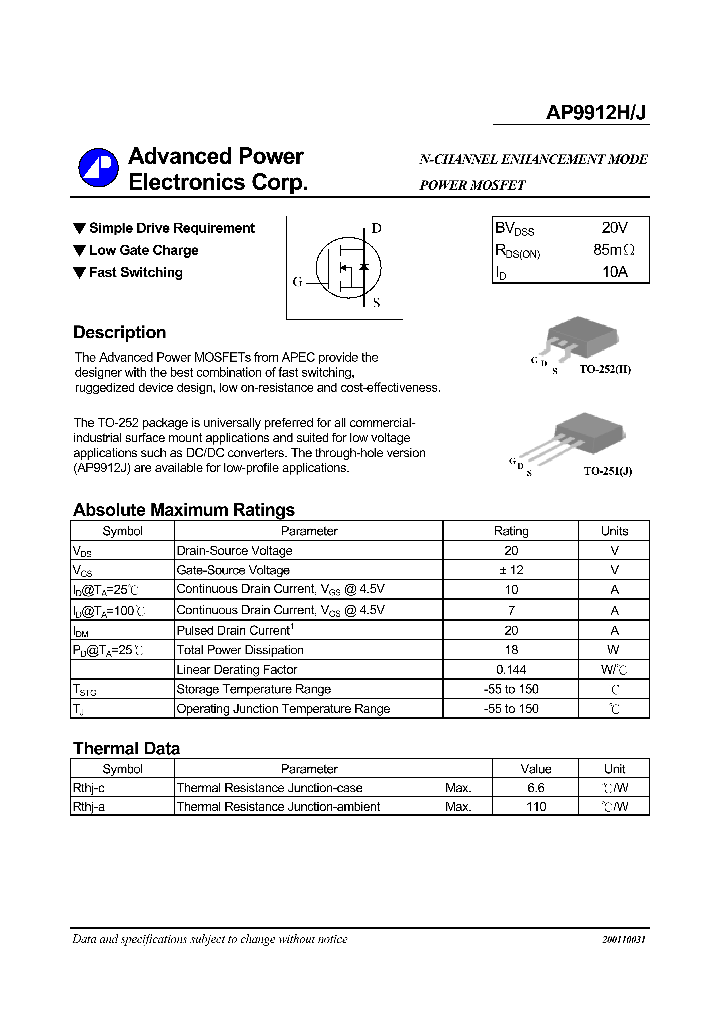 AP9912H_1142089.PDF Datasheet