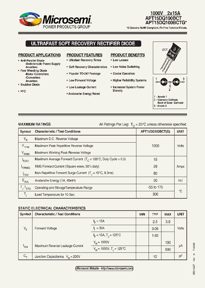 APT15DQ100BCTG_1211374.PDF Datasheet