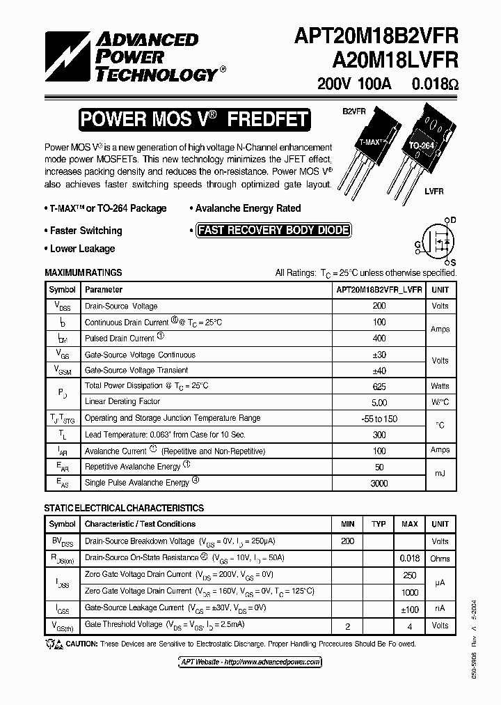 APT20M18B2VFR04_1211453.PDF Datasheet
