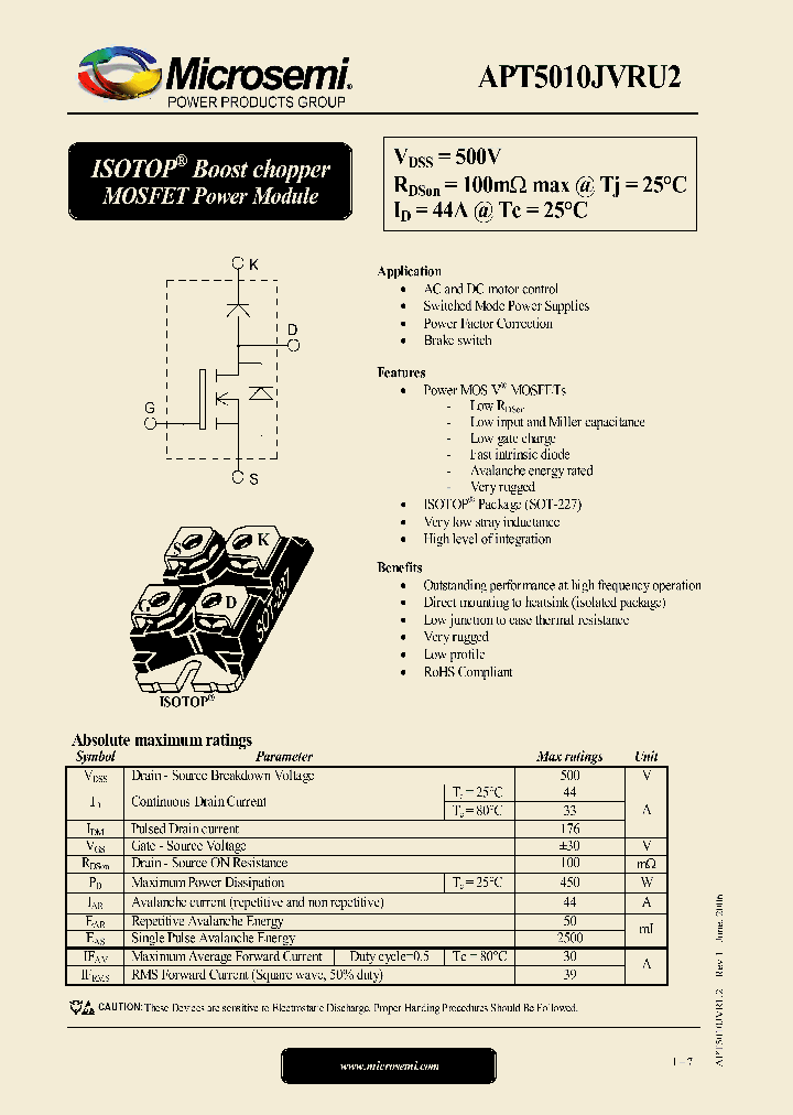 APT5010JVRU2_1211677.PDF Datasheet