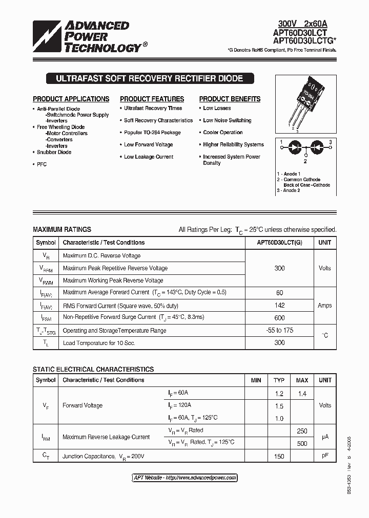 APT60D30LCT05_1211876.PDF Datasheet