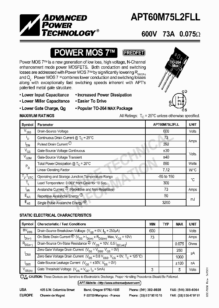 APT60M75L2FLL_1211903.PDF Datasheet