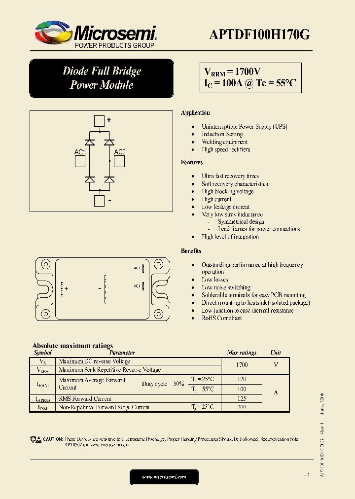 APTDF100H170G_1212094.PDF Datasheet