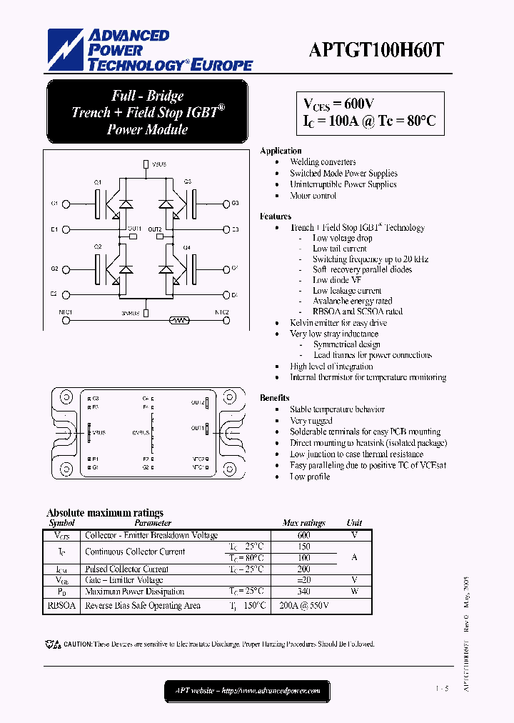 APTGT100H60T_1167390.PDF Datasheet