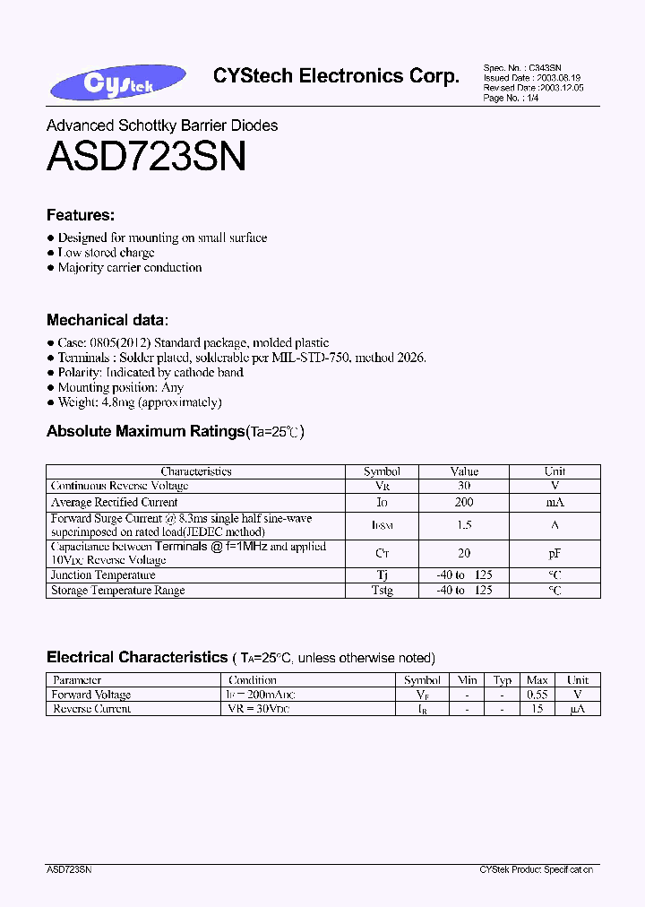 ASD723SN_1213345.PDF Datasheet