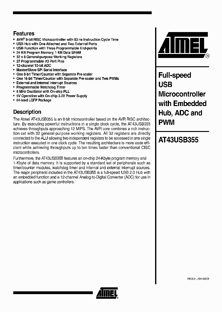 AT43USB355M-AC_1119293.PDF Datasheet