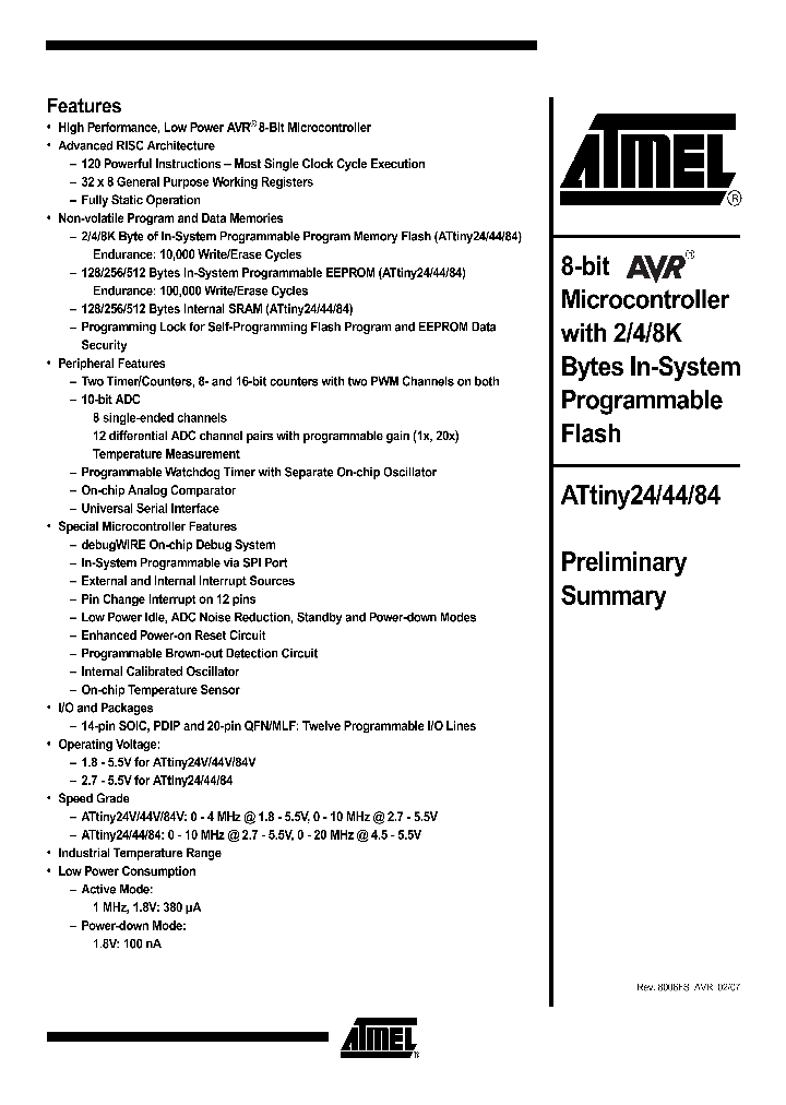 ATTINY44_1121564.PDF Datasheet
