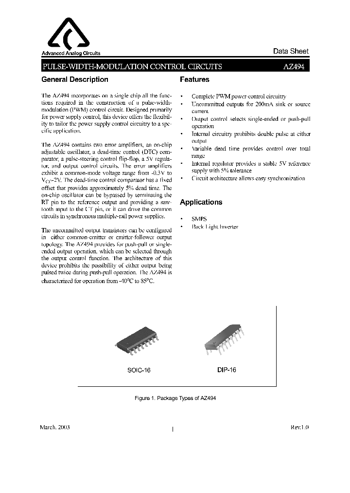 AZ494P_1215104.PDF Datasheet