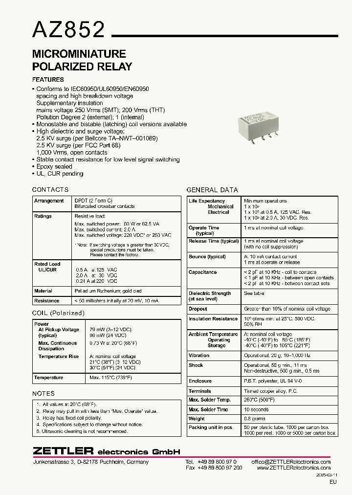 AZ852PN-9DE_1215164.PDF Datasheet