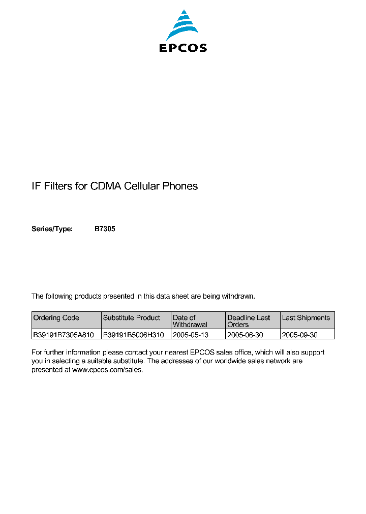 B39191-B7305-A810_1215592.PDF Datasheet