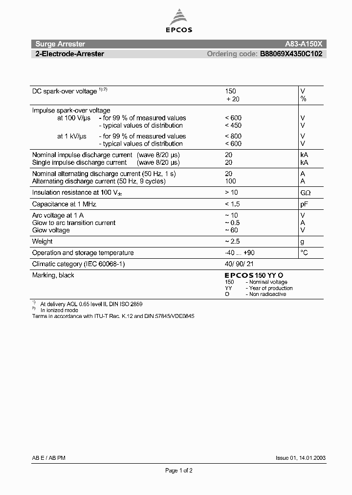 B88069X4350C102_1216526.PDF Datasheet