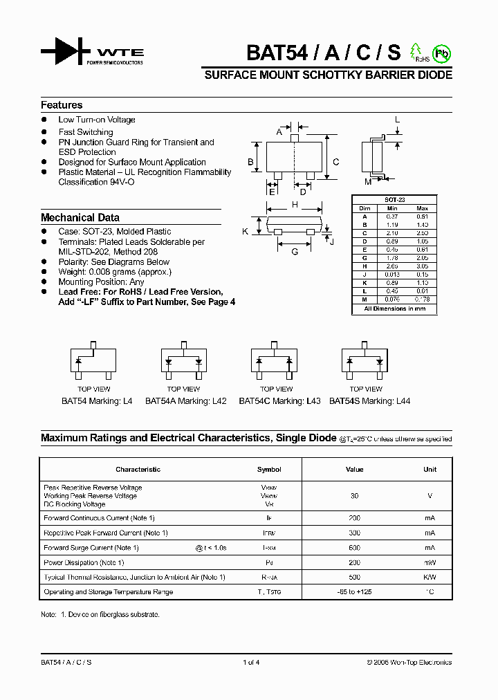 BAT54C_1059002.PDF Datasheet