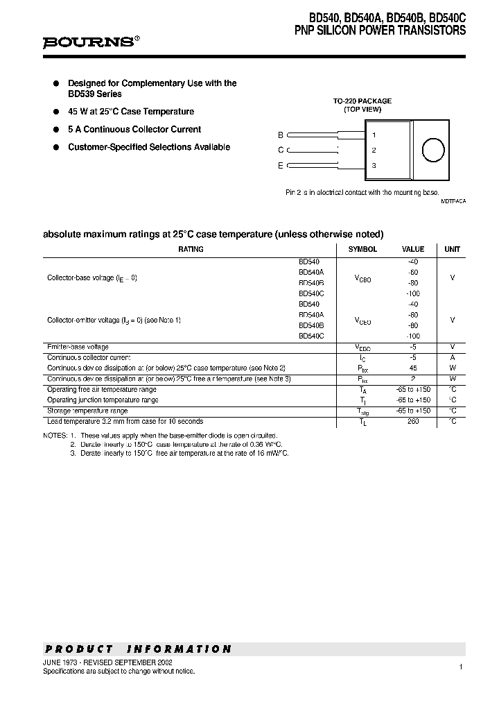 BD540_1105000.PDF Datasheet