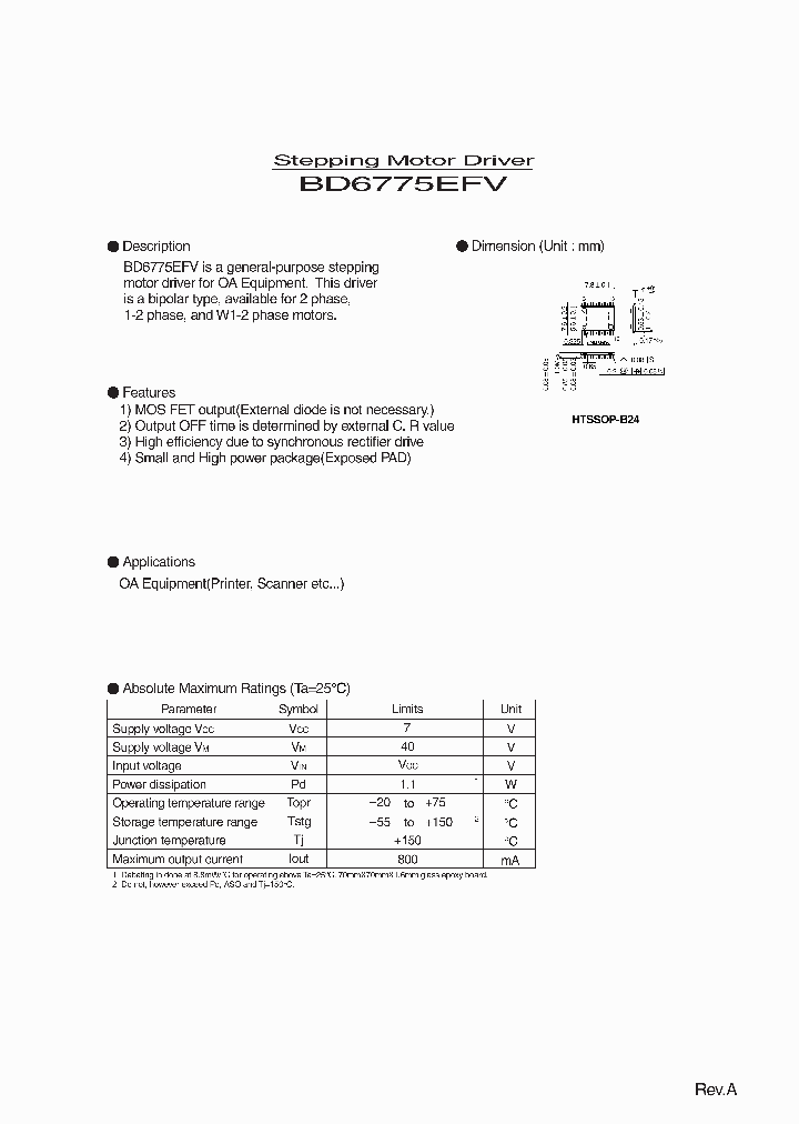 BD6775EFV_1218810.PDF Datasheet