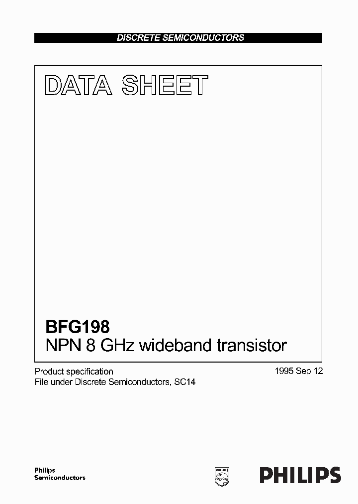 BFG198_1122901.PDF Datasheet