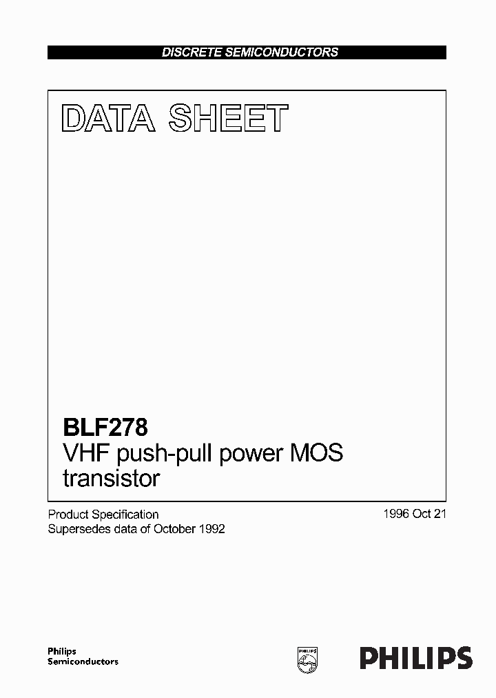 BLF278_1219706.PDF Datasheet