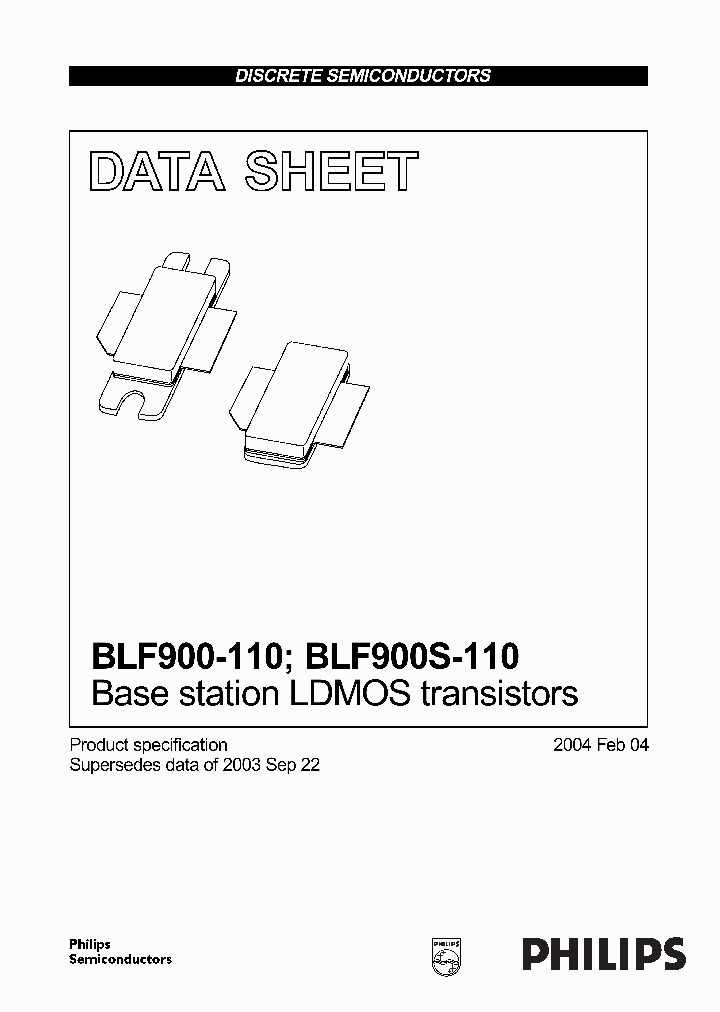 BLF900S-110_1219729.PDF Datasheet
