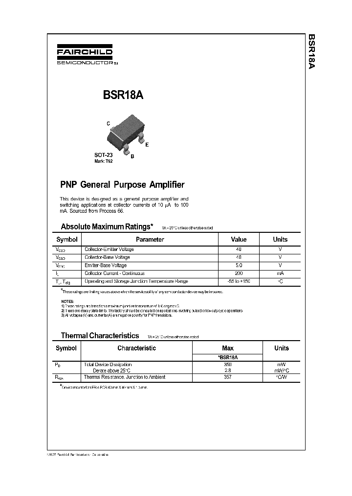 BSR18A_1122057.PDF Datasheet