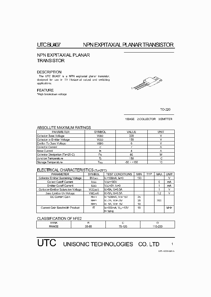 BU407_1221599.PDF Datasheet