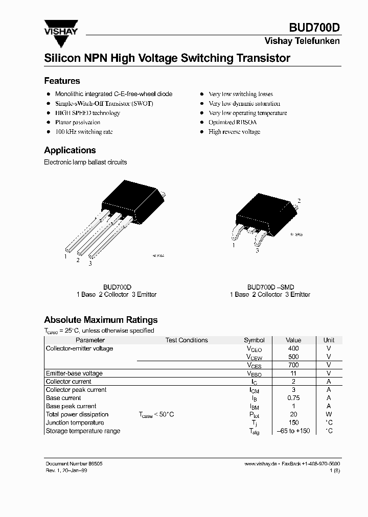 BUD700D-SMD_1221762.PDF Datasheet