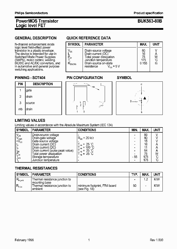 BUK563-80B_1221900.PDF Datasheet