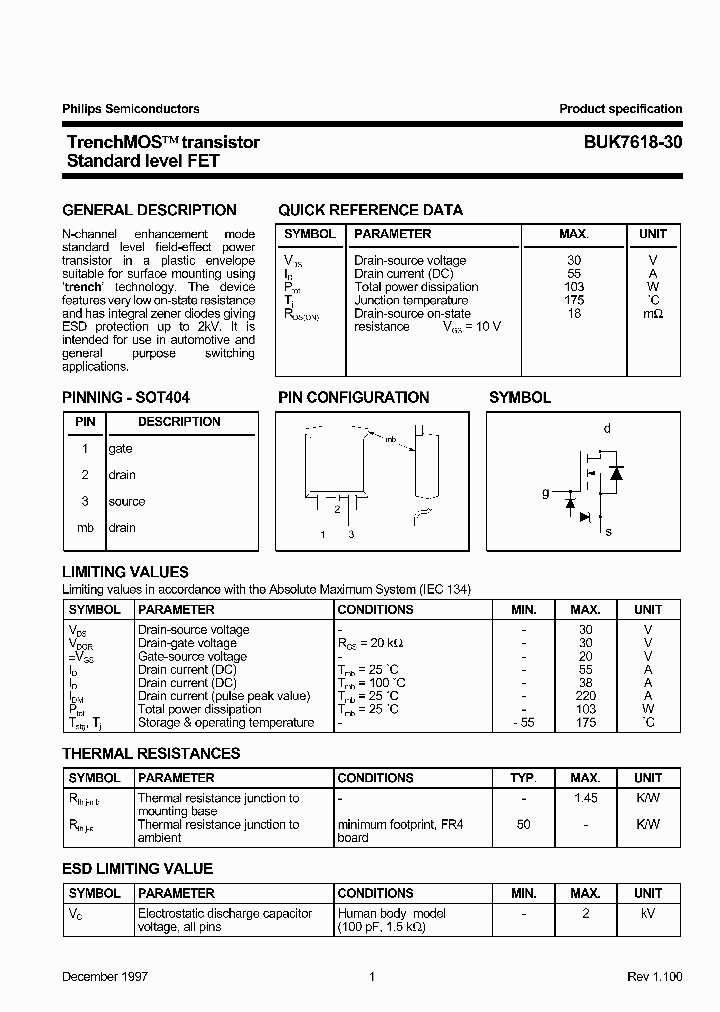 BUK7618-30_1221971.PDF Datasheet