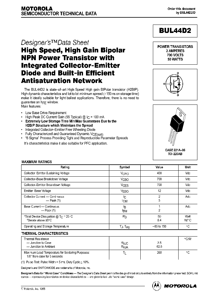 BUL44D2_1222137.PDF Datasheet