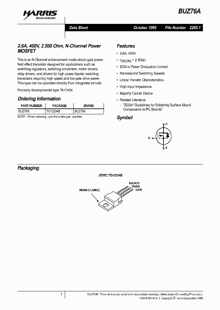 BUZ76A_1222431.PDF Datasheet