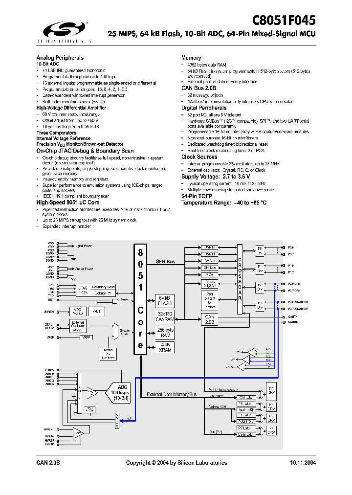 C8051F045_1223734.PDF Datasheet