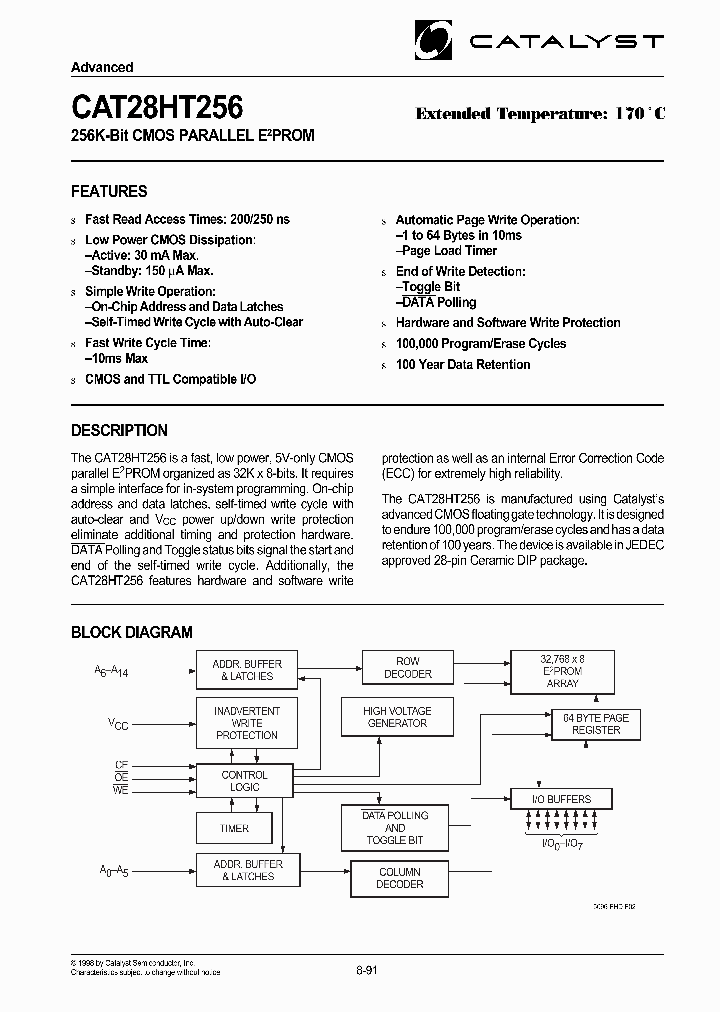 CAT28HT256_1224091.PDF Datasheet