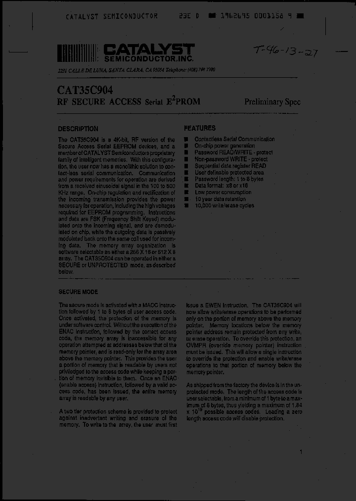 CAT35C904_1068139.PDF Datasheet