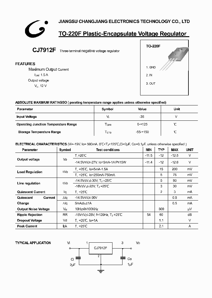 CJ7912F-TO-220F_1226292.PDF Datasheet
