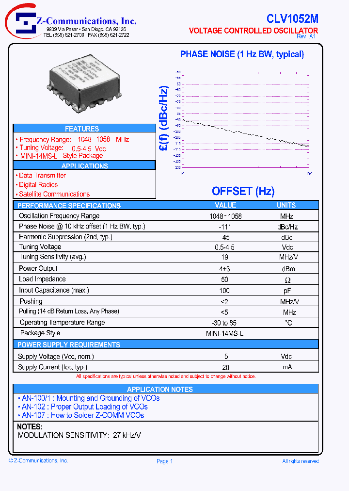 CLV1052M_1226601.PDF Datasheet