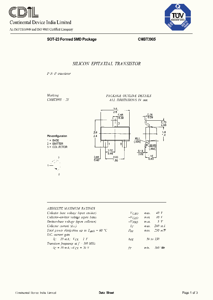 CMBT3905_1175890.PDF Datasheet