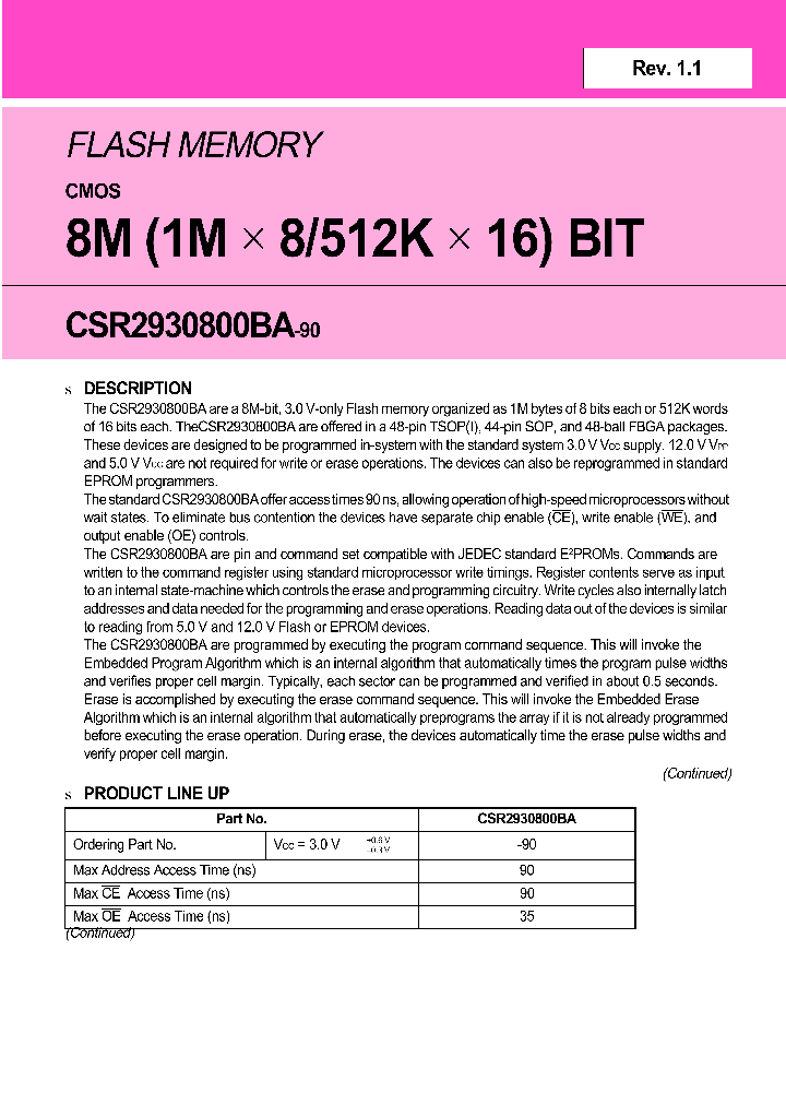 CSR2930800BA_1229145.PDF Datasheet