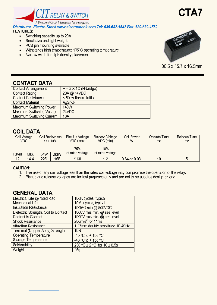 CTA7HS12VDC93_1229300.PDF Datasheet