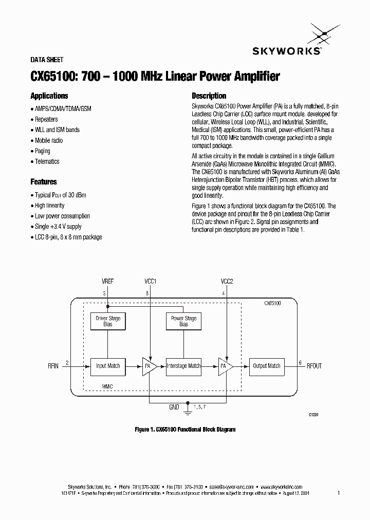 CX65100-11_1229484.PDF Datasheet