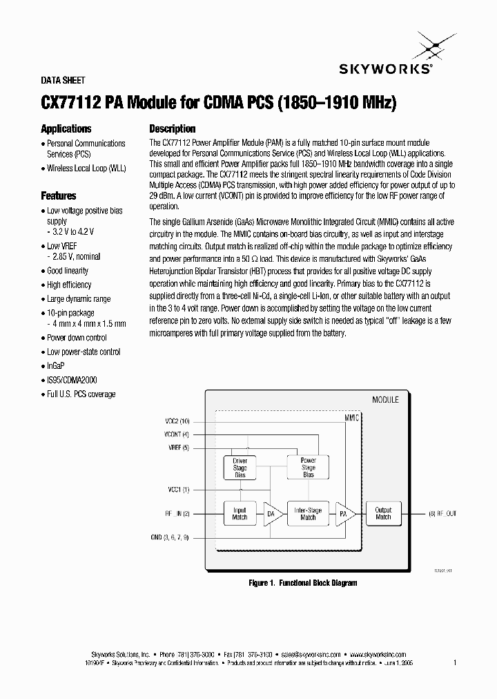 CX77112_1057515.PDF Datasheet