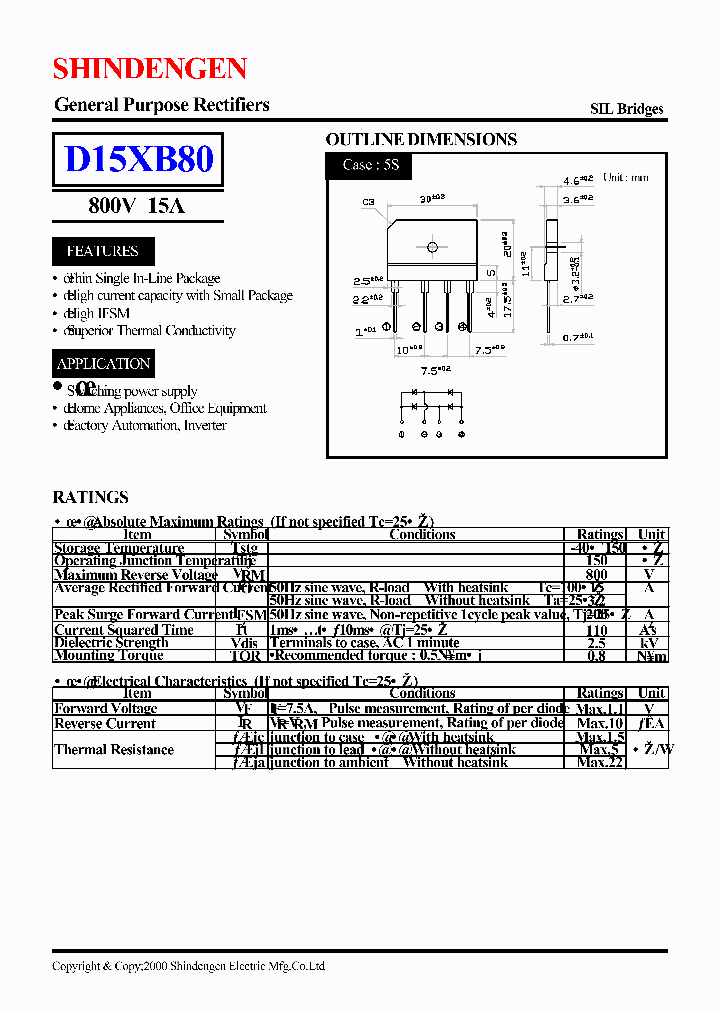 D15XB80_1230935.PDF Datasheet